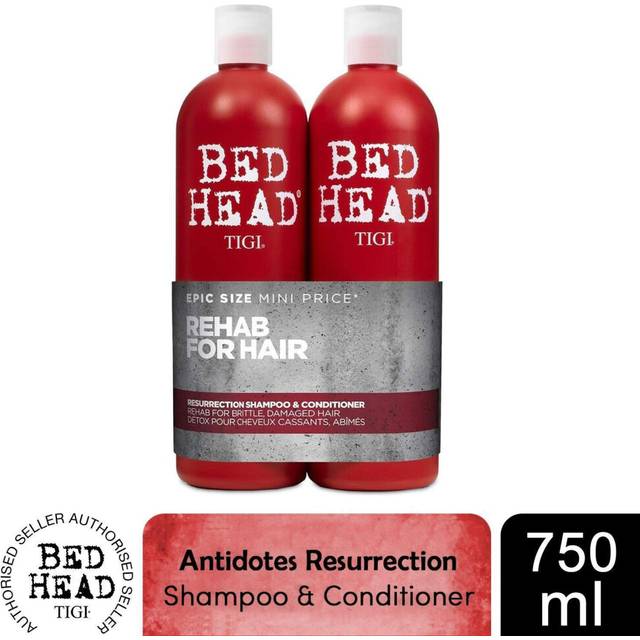 Bed Head TIGI Urban Antidotes Resurrection Shampoo and Conditioner, 750ml Duo