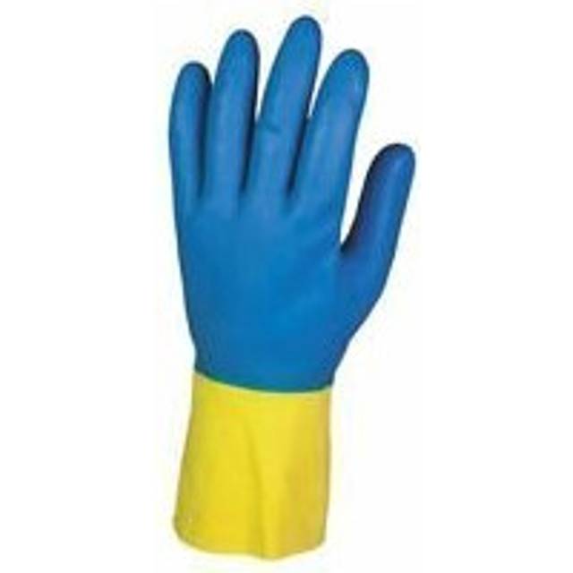 Kimberly Clark 38743ÃÂJackson Safety G80ÃÂChemical Resistant Gloves Neoprene Hand Specific Pairs, 30ÃÂcm, Yellow/Blue (Pack of 60)