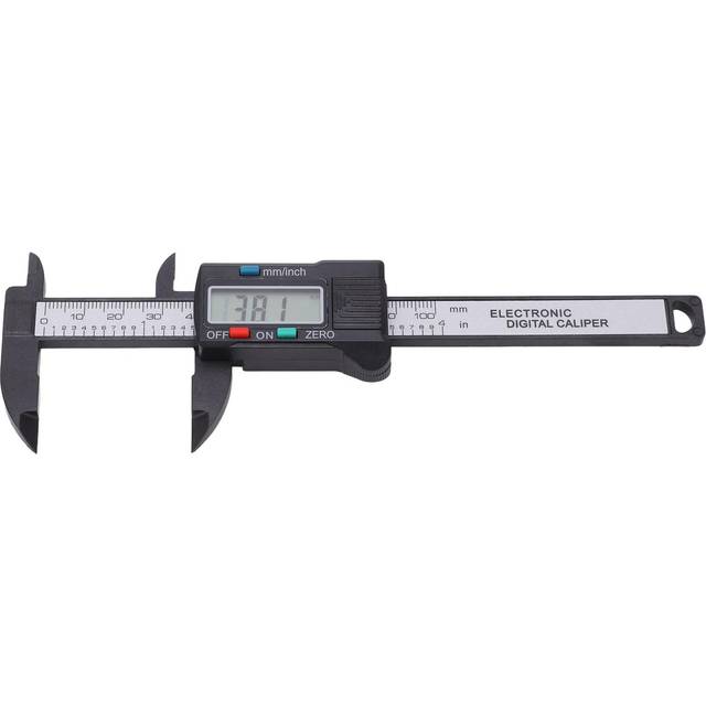 Digital Caliper Large LCD 0 to 4in PA66 Inch Millimeter Mode Auto Off Caliper Measuring Tool for