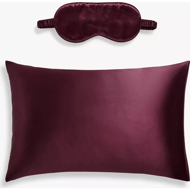John Lewis Organic Mulberry Eye Mask and Silk Standard Pillowcase