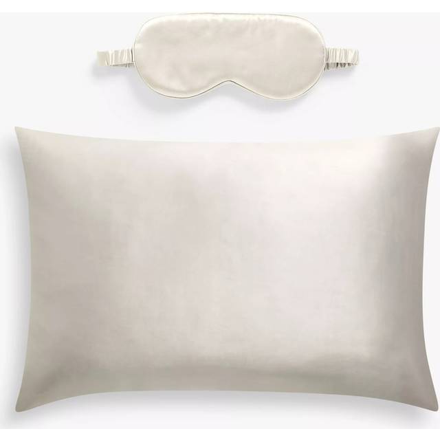 John Lewis Organic Mulberry Eye Mask and Silk Standard Pillowcase