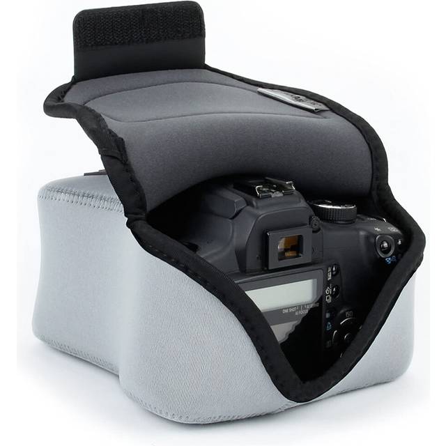 USA Gear DSLR Camera Bag for Digital Camera with Neoprene Protection, Holster Belt Loop and Accessory Storage - Camera Case Compatible with Canon,