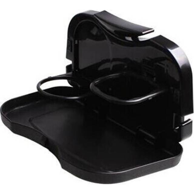 (black) Car Back Seat Dining Table Folding Car Drink Holder Food Cup Holder Auto