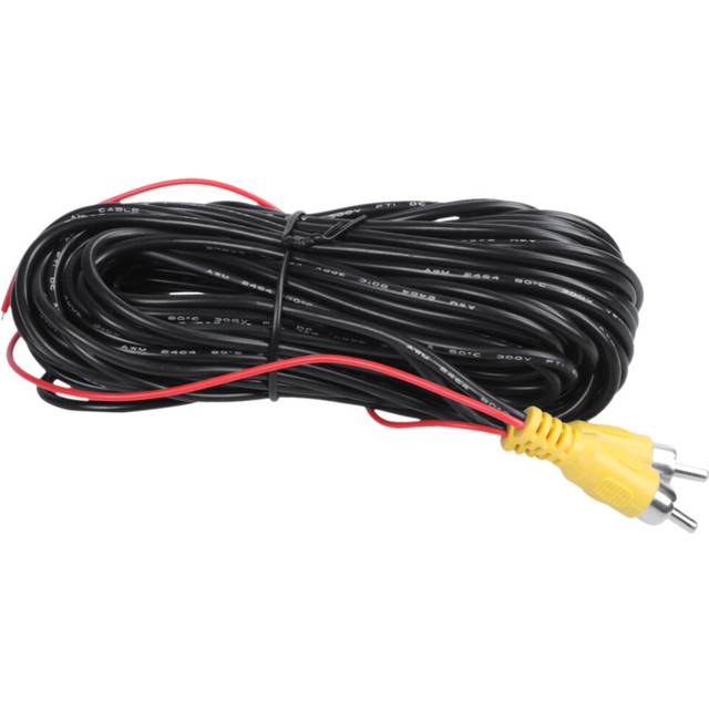 Reverse Rear View Parking Camera Video Extension Cable Car Wire, 10 m
