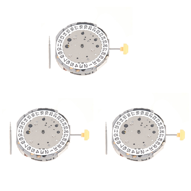 3X JS25 Quartz Watch Movement Replacement for Miyota Accessories Repair Tool Parts
