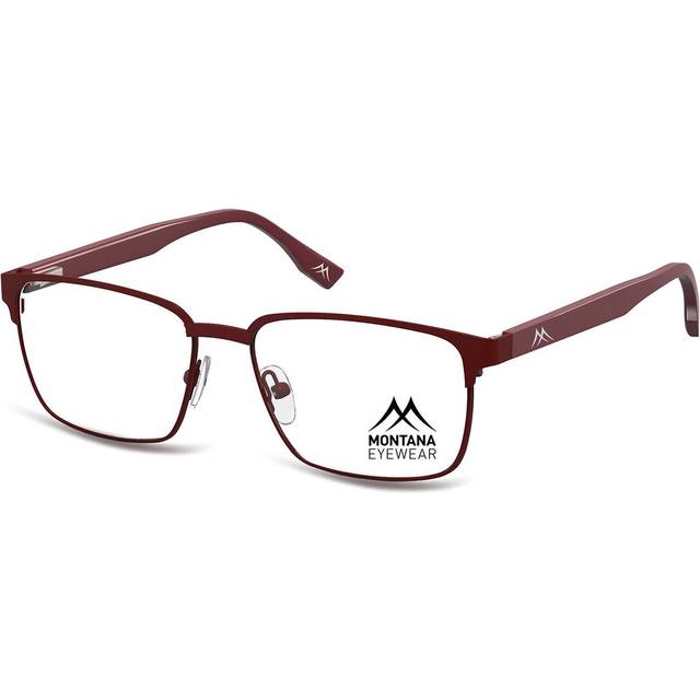 Montana Eyewear MM576 MM576E 55 Röda Glasögon (Endast Båge) Män