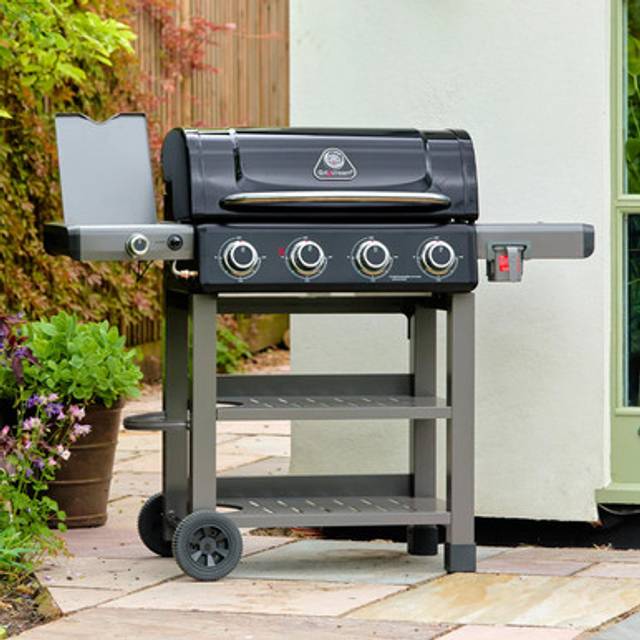 Grillstream Carbon 4 Burner Hybrid Gas BBQ
