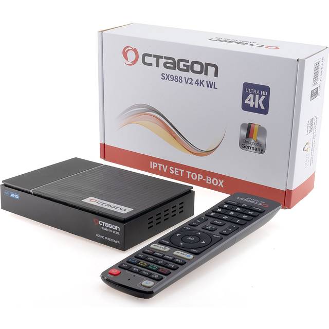 Octagon sx988 v2 4k wl dual wifi dolby digital+ lan uhd linux ip receiver