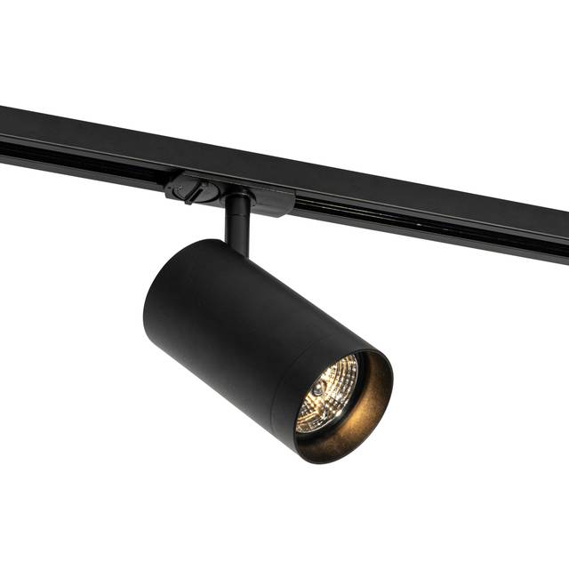 Modern Black Spotlight for 1-Phase Track System 70mm - Iconic Jeana Luxe