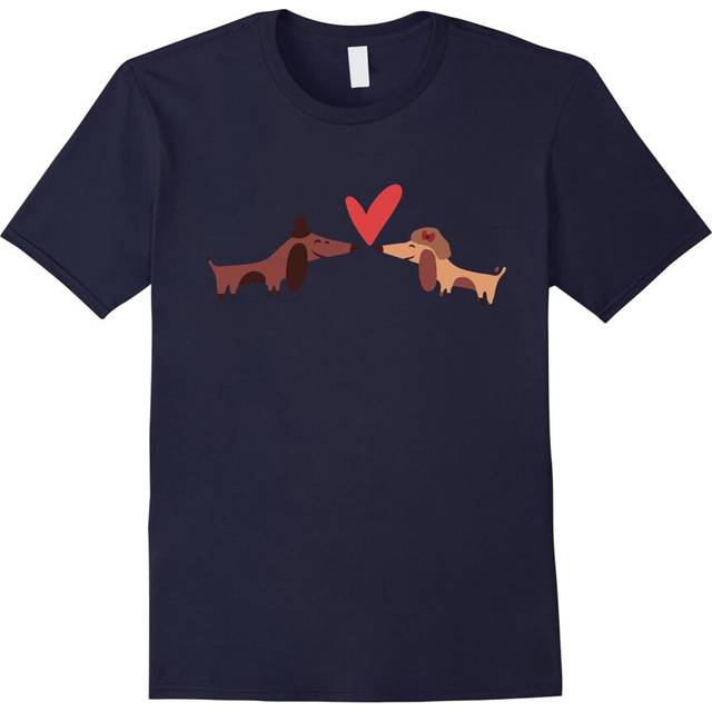 (L) Funny Dachshund Dog Wedding Awesome Pet Lovers Gift T-Shirt-Father's Day