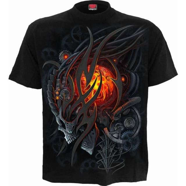 Spiral Direct Unisex Adult Steampunk Skull T-Shirt M