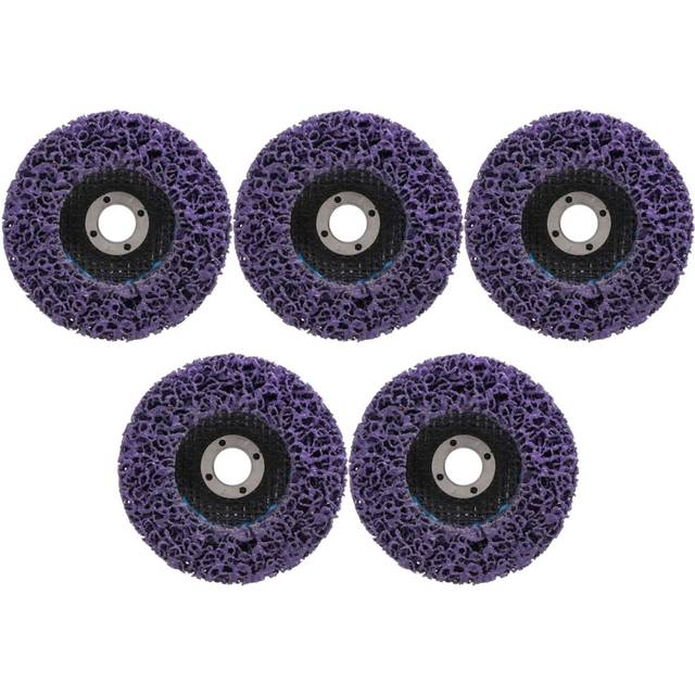 5Pcs Strip Disc Wheel 100x16Mm Wood Metal Paint Rust