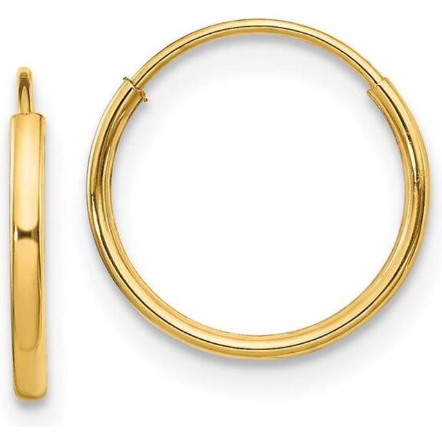 14K Yellow Gold Madi K Endless Hoop Earrings