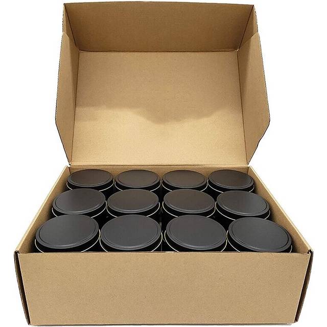 Candle Tins, 24 Piece, 4 Oz Metal Candle Containers for Making