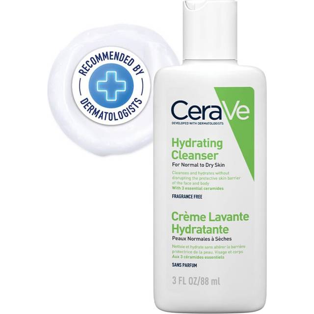 CeraVe Travel Size Hydrating Cleanser for Normal to Dry Skin 88ml