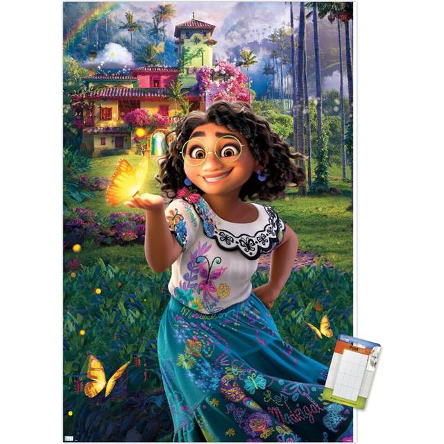 "Trends International Disney Encanto - One Sheet Wall Poster  22.37"""""""" x 34.00""""""""  Poster & Mount Bundle"