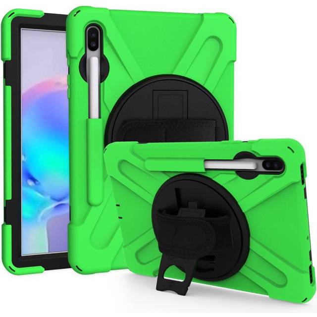 Samsung Galaxy Tab S6 X-Shape kombinationsfodral - Grön