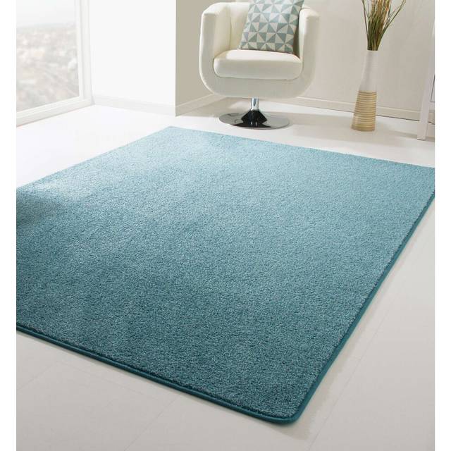 "(100x200 cm (3'3""x6'6""), Turquoise) Steffensmeier Short Pile Rug Cambridge Durable, Easy-care, Modern Living Room Rug Charcoal, Size: 80x150 cm (2'7""x"