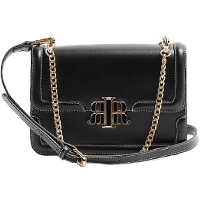 River Island Womens Black Faux Leather Cross Body Bag - One Size