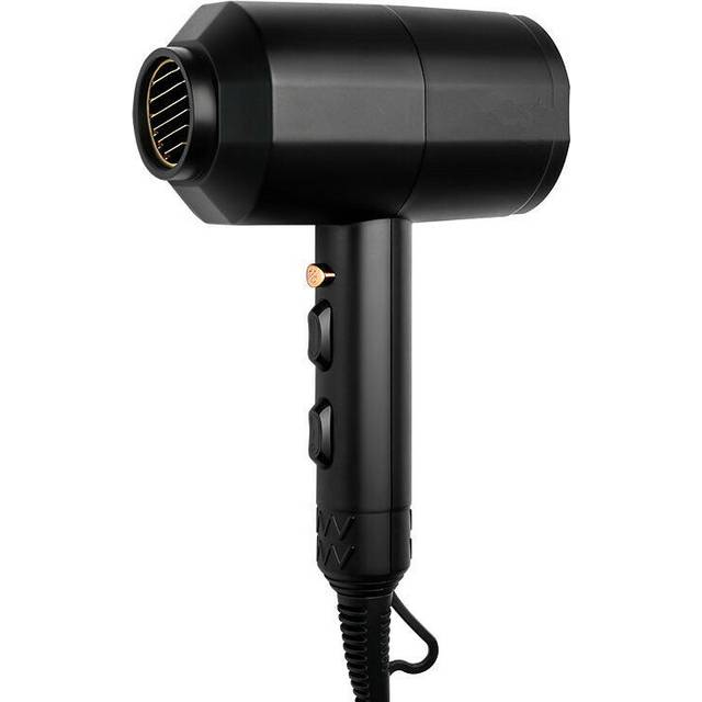 (Black) Professional High Power Electric Hair Dryer Cold Hot Air Thermostatic Use Home Hair Salon Hoter