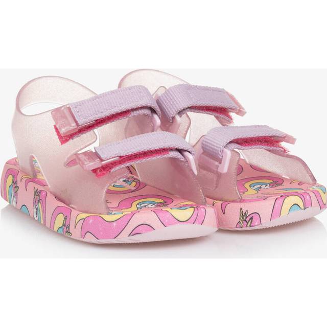 Infant Pink Rainbow Mix Sandals (7)