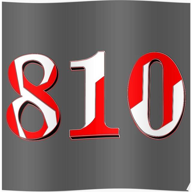 "(number eight hundred and ten digit 810 order sequence team member age=6431) Posters 16x20"" or 18x18inch Wall Art Living Room Bedroom DÃ©cor Print"