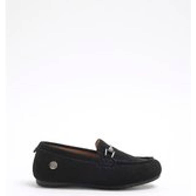River Island Mini Boys Black Suedette Loafers - c9