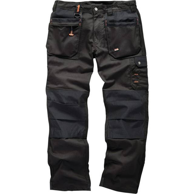 Scruffs Mens Worker Plus Trousers, Black, 34W Long EU