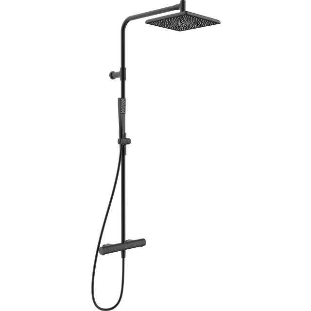 Oras Aurelia Square 4757 Takduschset 160 c/c Mattsvart