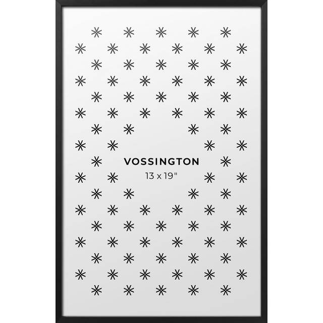 Vossington Thin 13x19 Picture Frame - Silver Frame Color - Slim & Modern Frame Design - Fits 1 Photo  Art Print  or Poster 13 x 19 Inches