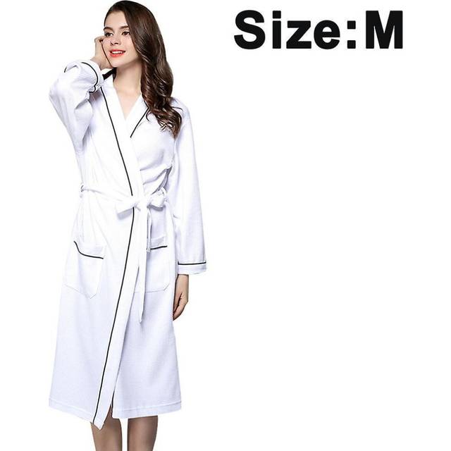 Nightgown Robe Soft Absorbent Lightweight Long Kimono Spa Bathrobe