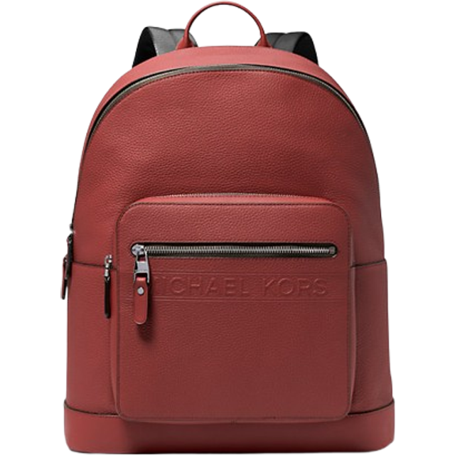 MK Hudson Leather Commuter Backpack - Red - Michael Kors - ONE SIZE
