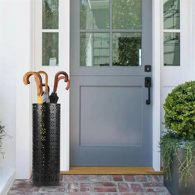 Freestanding Umbrella Stand, Entryway Stand,Black
