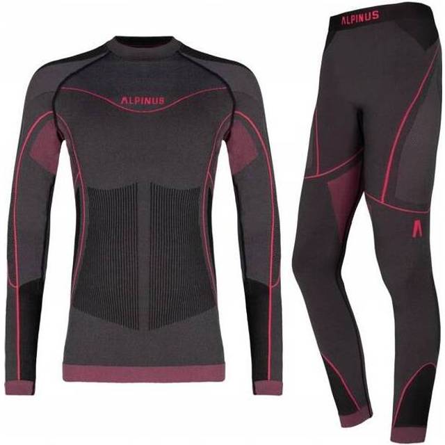 Alpinus Mora Set Women's Thermoactive Underwear - Graphite/Pink