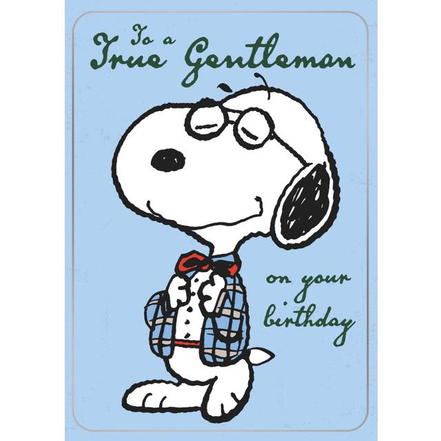 Peanuts Snoopy Birthday Card for Him