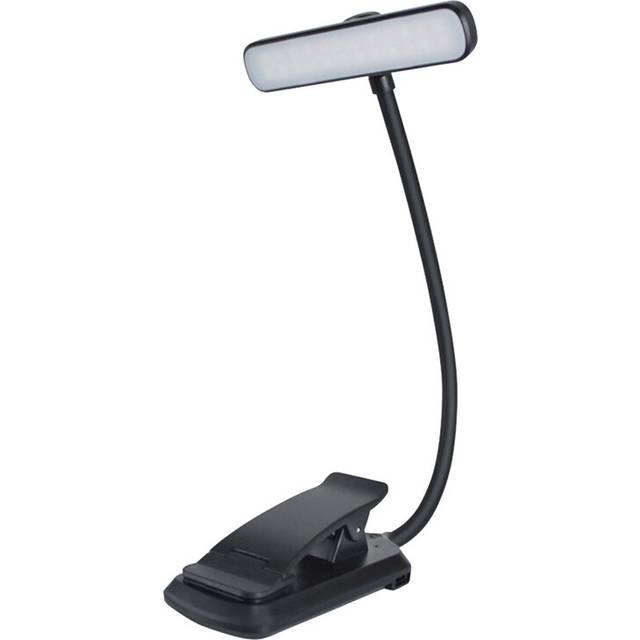 LED Book Light USB Rechargeable Desk Clip Night Mini Rotatable Table Lamp Portable Reading for in Bed