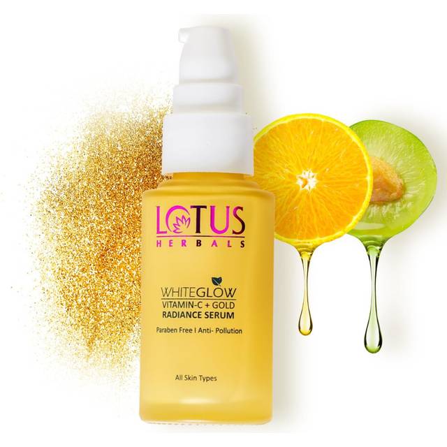 Lotus Herbals WhiteGlow Vitamin C and Gold Radiance Face Serum 30ml