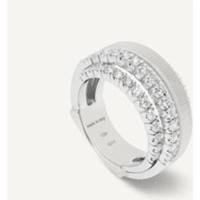 Marco Bicego Masai 18ct White Gold Coil 1.03ct Diamond Ring - N
