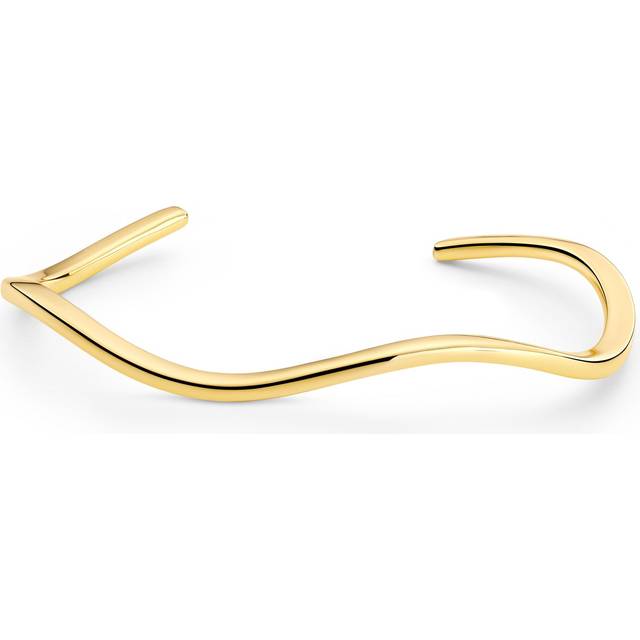 Sif Jakobs Ellera Waves Pianura Bangle i forgyldt