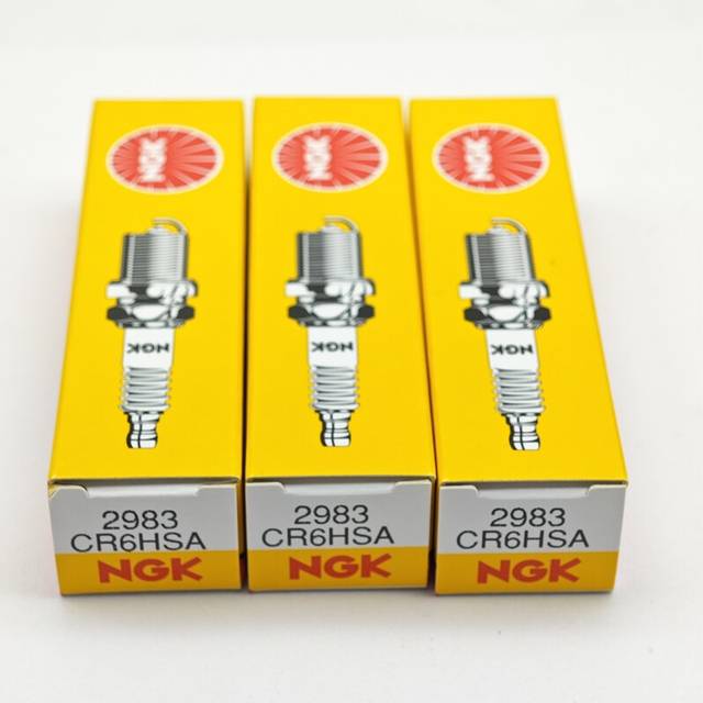 (CR6HSA 3pcs) 1pcs Original Motorcycle NGK Spark Plug #2983 For Tianjian 125 Qiaoge 100 Ghost Fire Fuxi Qiaoge I125 AS125