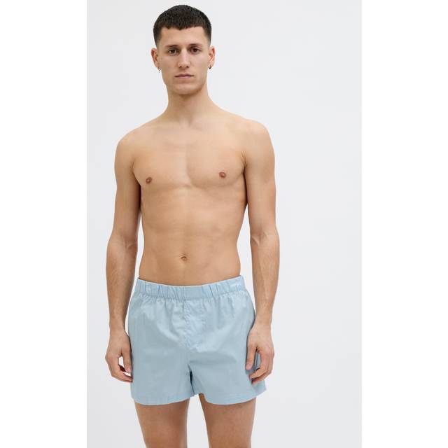 Jack & Jones Jacmilano Woven Boxers 5 Pack Noos - Från Magasin - Chambray Blue/troposphere - City Sk (XL)