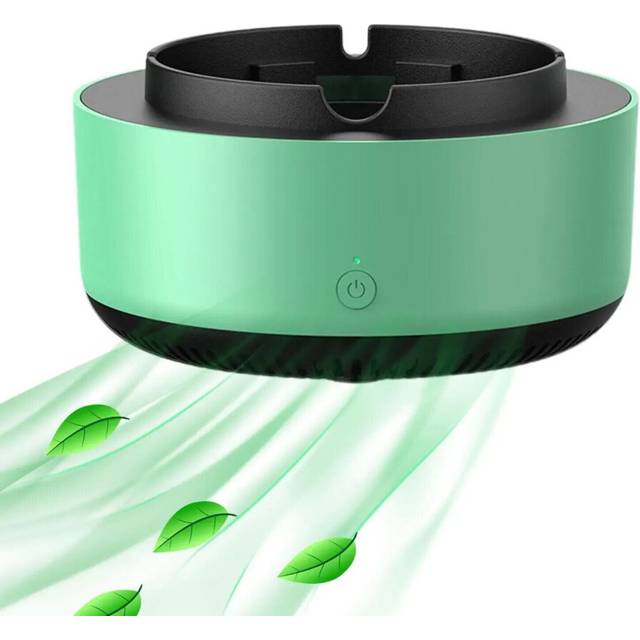 Smokeless Ashtray For Home Car Ashtray Air Purifier Ash Tray Smart Ashtray-Starry Sky Green