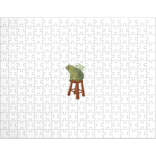 (Toad Stool Frog =4383) Jigsaw Puzzle Wooden 300-Piece for Adults Kids Seniors- Home Decor Family Activity Game Wall Art 38x26cm / 15x10inch Birthday