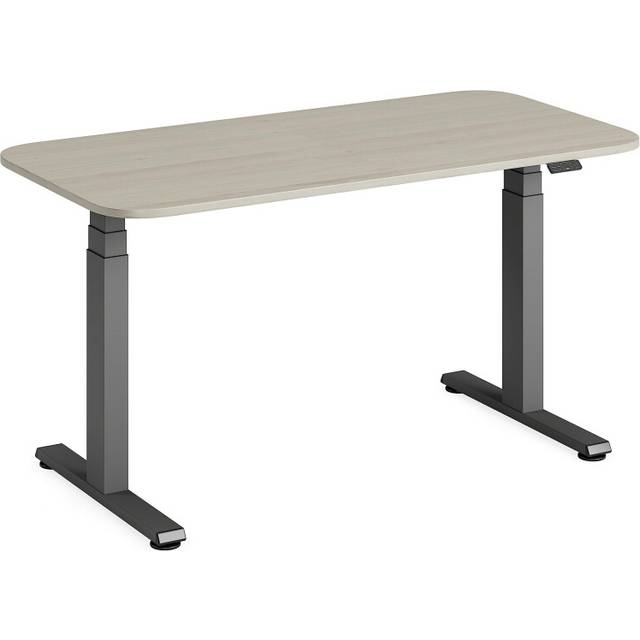 Steelcase Solo Sit-to-Stand Electric Height-Adjustable Home Office Desk with Programmable Controller, Powerful Motor, Anti-Collision Sensor + Cable
