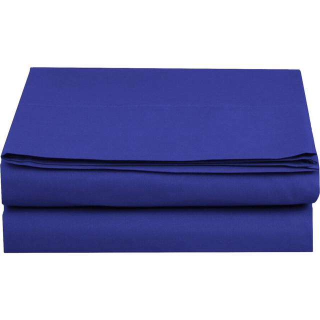 Luxury Flat Sheet on Amazon Elegant Comfort Wrinkle-Free 1500 Premier Hotel Quality 1-Piece Flat Sheet  Twin/Twin XL Size  Royal Blue
