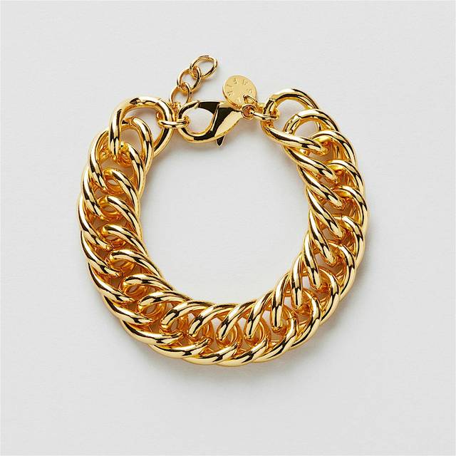 Double Curb Chain Armband