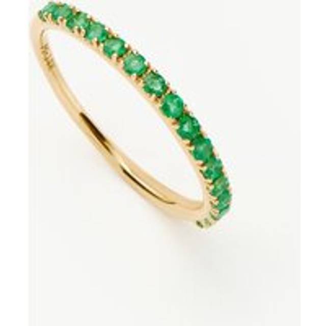 Fine Half Emerald Eternity Ring