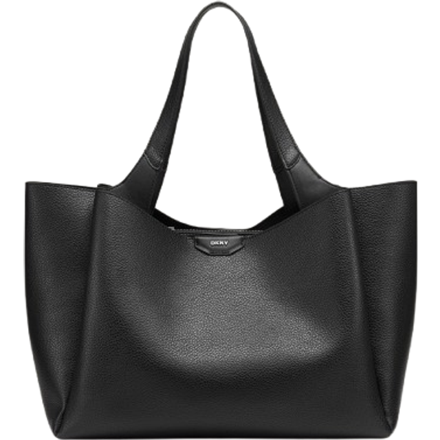 DKNY Willa Shopper Bag Leather 37 cm black