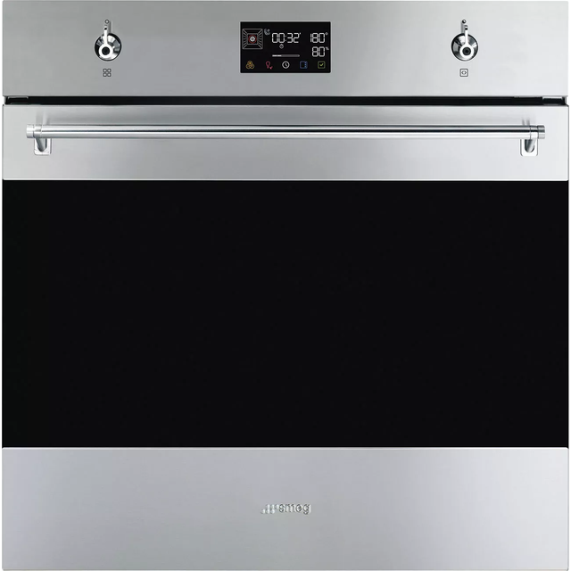 Smeg Classic SOP6302S2PX 60cm Integrated Single Electric Oven, Stainless Steel