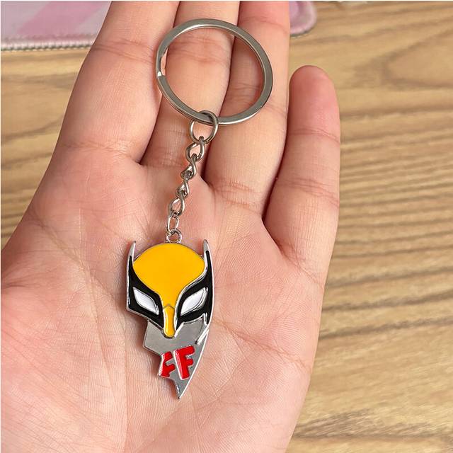 (Wolverine Keychain) Featuring Jewelry Stylish Deadpool And Wolverine In Durable Alloy For Everyday Wear